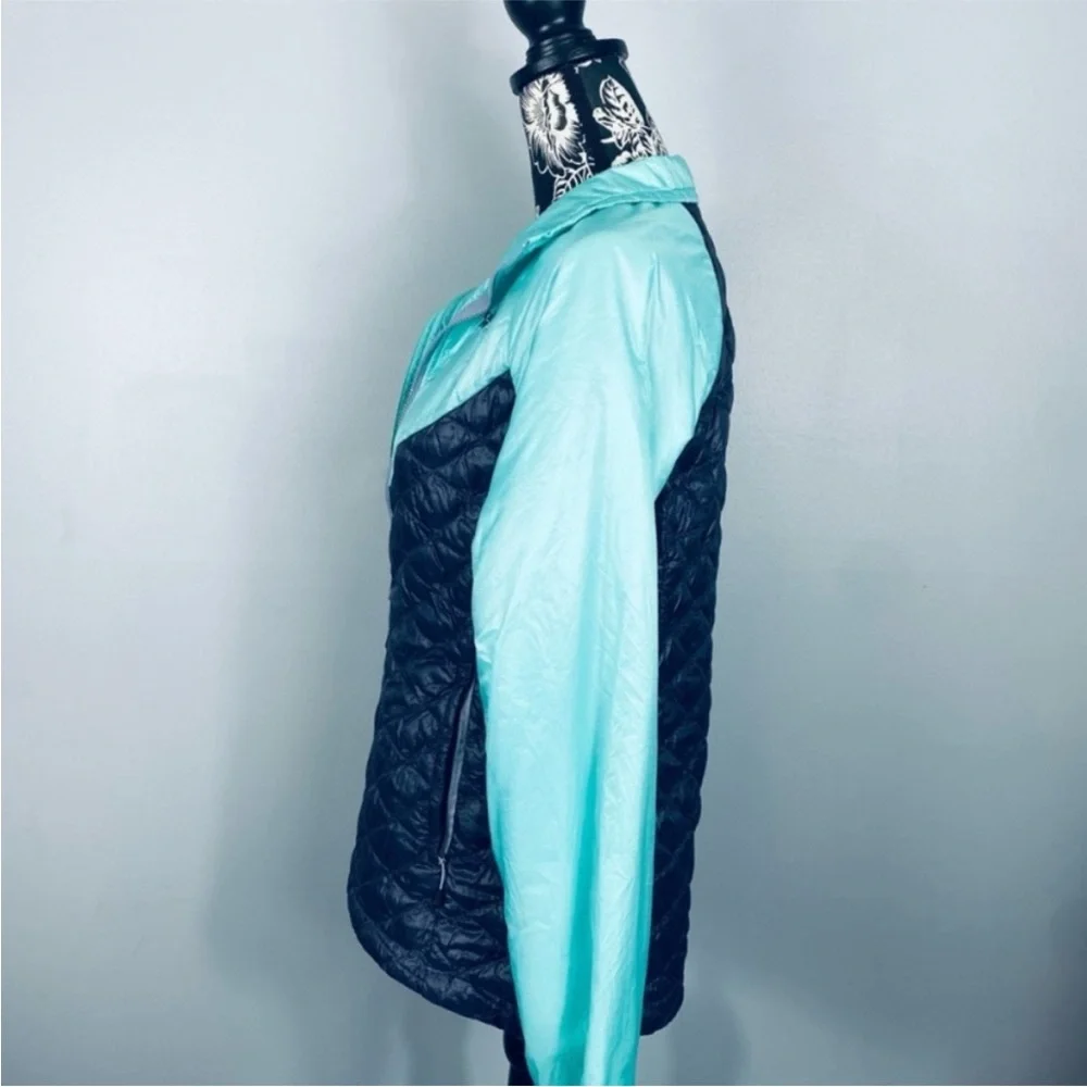 The North Face teal/navy blue primaloft waterproof jacket size small - Picture 4 of 12